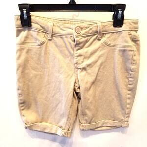 So Girl's‎ Cotton Khaki Tan Bermuda Shorts Size 16